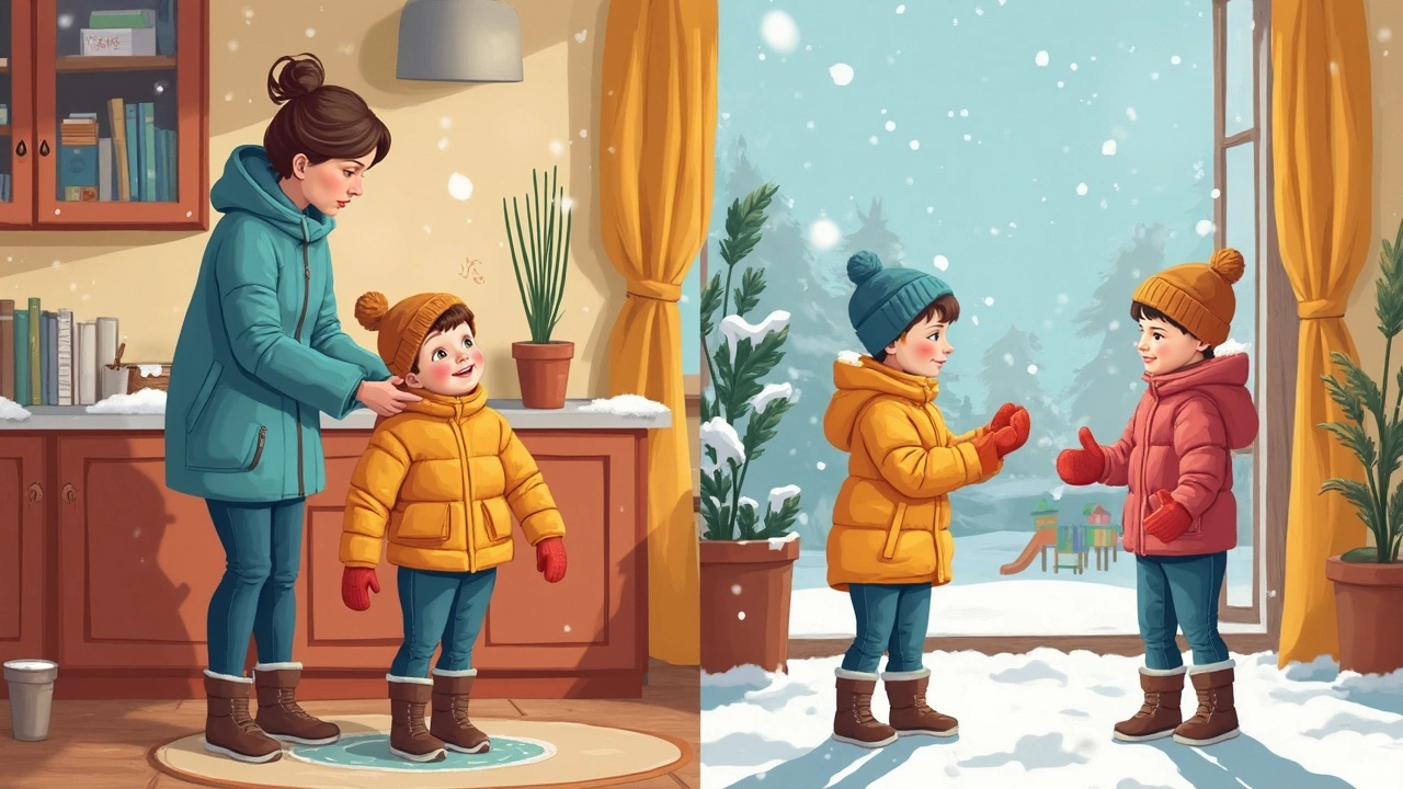 Рабочие таблицы и лайфхаки по слоям одежды для ребенка