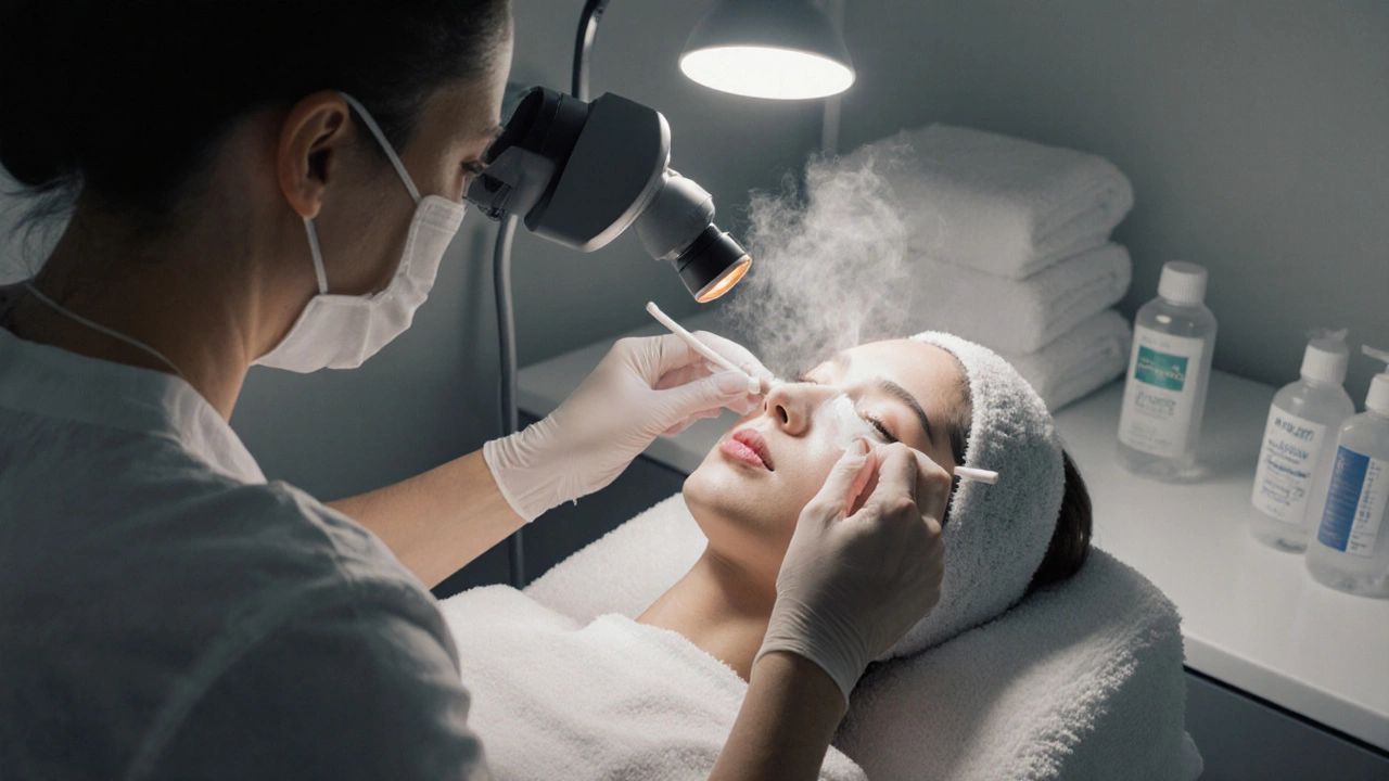 Какие процедуры у косметолога помогают от прыщей: эффективные методы и что действительно работает