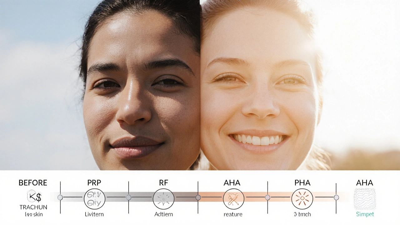 Постепенное улучшение кожи: от тусклой к сияющей с помощью безопасных процедур.