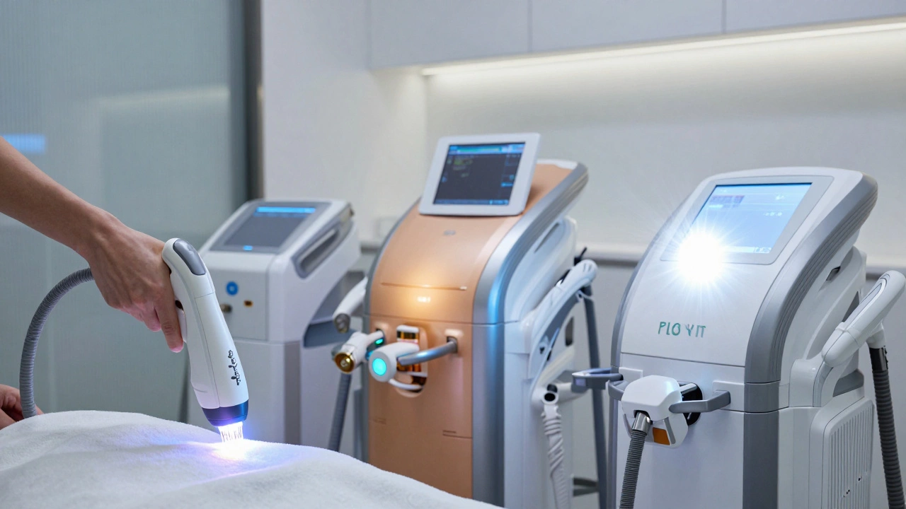 Различные типы лазерного оборудования для омоложения кожи в современной клинике